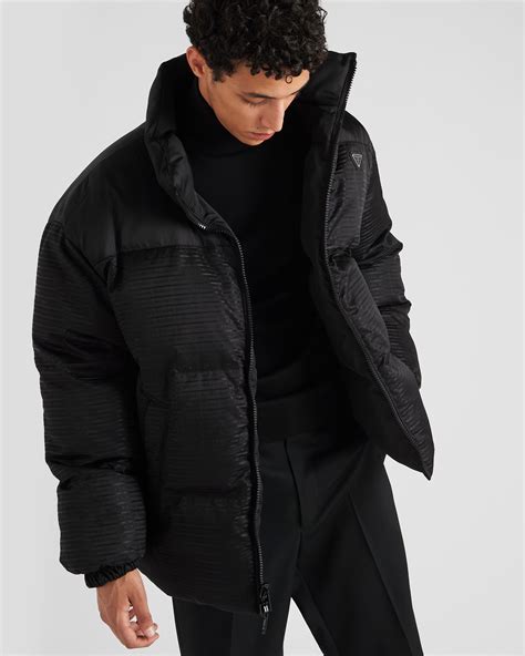 prada medium-length re-nylon down jacket|Prada technical jacket.